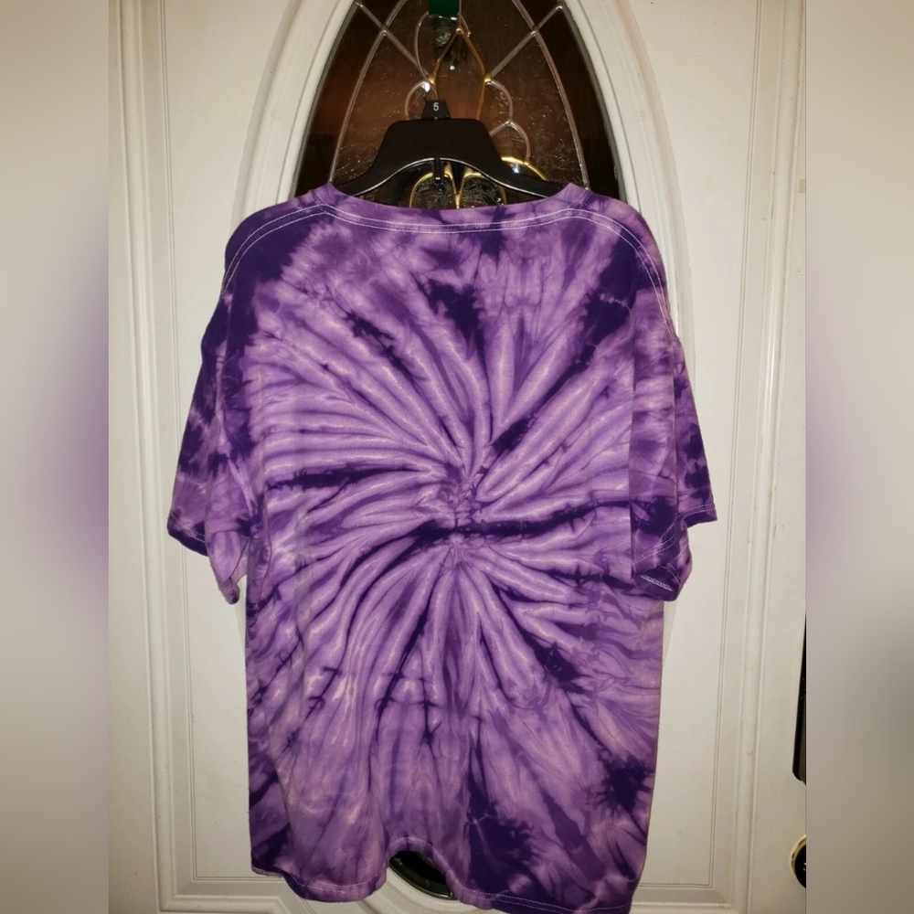 EUC Vtg Tie Dye Size Large Purple Harley Davidson Biker Motorcycle - Picture 3 of 6